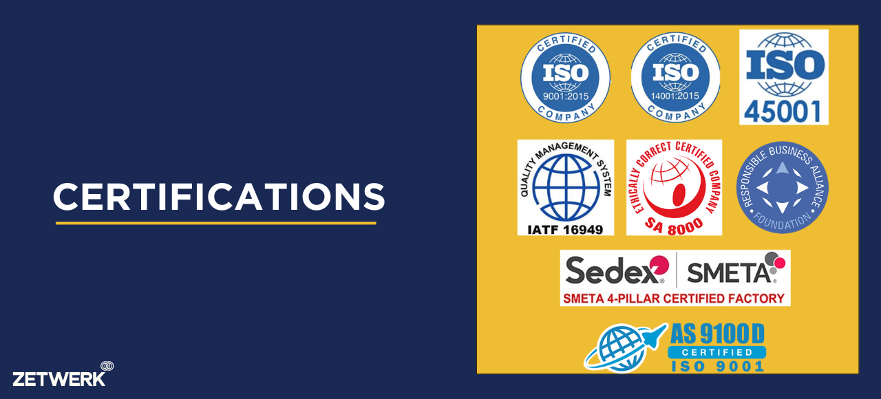certifications